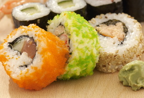 суши, рис, Еда, рыба, rice, wasabi, fish, sushi, васаби, food, кунжут