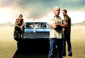 jordana brewster, michelle rodriguez, vin diesel, paul walker, fast & furious,  4