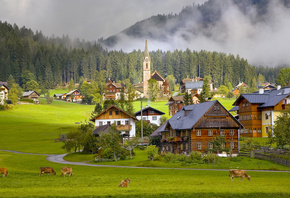 , austria, Gosau village, , , 
