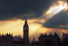 london, big ben, sunset, , ,  