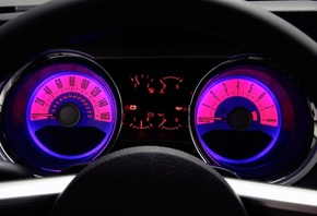 скорость, приборы, спидометр, 2011 ford mustang gt, руль, мустанг