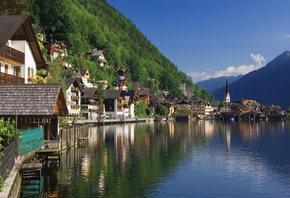 salzkammergut, ��������, ����, Hallstatt, �����, �������, austria
