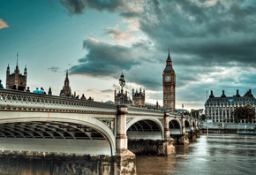 england, thames, london, river, ������, big ben, uk, Westminster bridge, ������