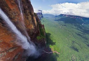 Самый высокий в мире, анхель, водопад, 979 метров