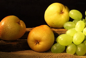 , grapes, , fruit, pears, , 