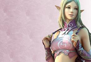 girl, , , elf, , game wallpapers, Lineage, 