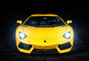 lamborghini, aventador, lb834, lp700-4, yellow, ����������