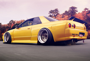 Nissan, , , r32, skyline