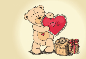 , valentines day, , i love you,  , teddy bear