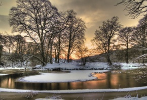 scenery, snow, season, winter, hdr, colors, landscape, view, nature