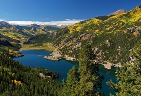 Lake San Cristobal, San Juan Mountains, ����, �����, ������, ���
