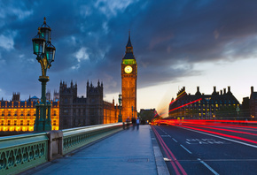 lantern, lights, england, big ben at night, london, city, street