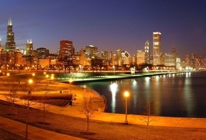 city, chicago, �����, usa, illinois, ������