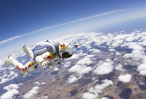 jump, , Red bull, diving, sky, 