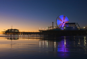 california, santa monica, ocean, los angeles, coast, usa, city