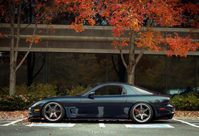 te37, , mazda, rx7, , autumn