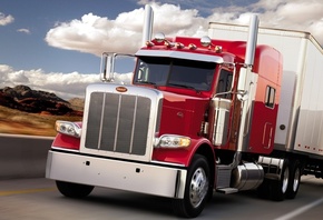 грузовик, 388, тягач, трак, Peterbilt, передок, петерблит, truck