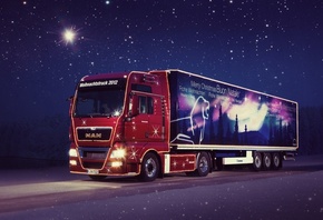 2012, truck, , man,  , christmas