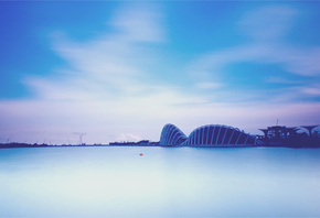 , singapore, Malaysia, , gardens by the bay, , evening