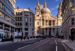 london, , , st pauls cathedral, uk, Ludgate hill, england