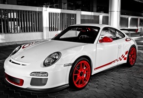 Porsche, white, , gt3, rs, , 911