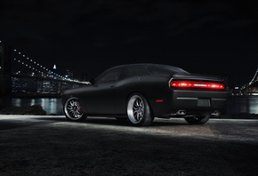 , challenger, , muscle car, , black, Dodge