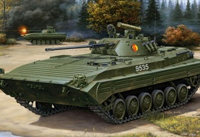g.klawek, Рисунок, боевая машина пехоты, бмп-2