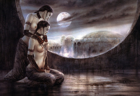 Luis royo, , ointment and moon bath, , 