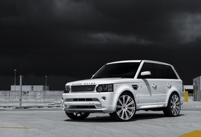 , white, range rover, Land rover,  ,  , sport