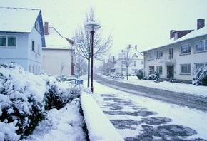 snowy street, winter, , , , 