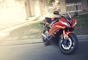 ямаха, Yamaha, мотоцикл, red, yzf-r6, блик, motorcycle, красный