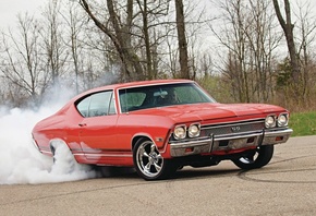 ss, muscle, car, chevrolet, chevelle, 1968, wallpapers, 