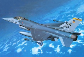 f-16 fighting falcon, f-16  , , general dynamics