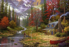 Thomas Kinkade, The Good Life, ,  , , , ,  ...