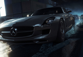 sls, , Need for speed most wanted 2012, , amg, mercedes-benz, 