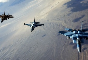 jet, fighter, formation