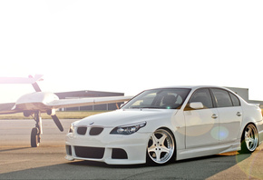 desktop, m5, Car, white, , bmw, wallpapers, e60, sun, tuning, beautiful