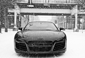 audi R8, audi, r8, black