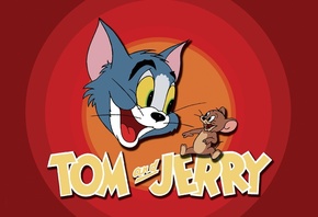 заставка, tom and jerry, кот, мультфильм, Том и джерри, мышь