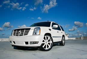 , , , sky, escalade, white, clouds, Cadillac