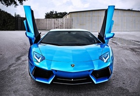 Lamborghini, door, aventador, car, , lp700-4, blue, 