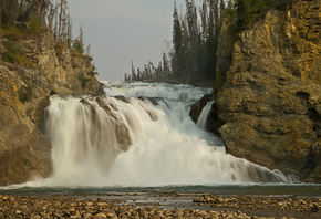 canada, british columbia, канада, Smith river falls, fort halkett provincia ...