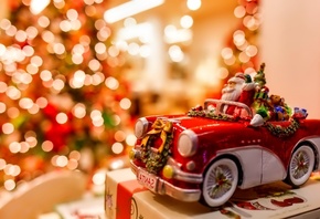 New year, Christmas, Santa Claus, toy,  , , ,  ...