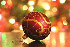 новый год, рождество, игрушки