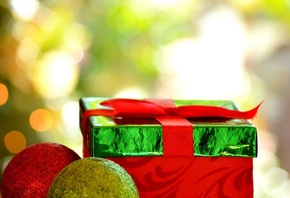 коробка, подарок, праздник