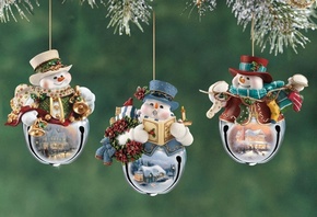  ,  ,  , , christmas, snowmen, thomas kinkade,  