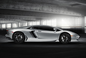 Lamborghini, lp700-4, , aventador, , lb834, silvery