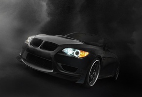 ���, black car, Bmw, ����, dark, ��������, ������