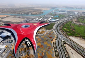 Abu Dhabi, Ferrari, комплекс, автодром, трасса, Формула 1, красота