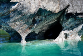 Чили, озеро Буэнос-Фйрес, чудеса природы, красота, мраморная скала, красота